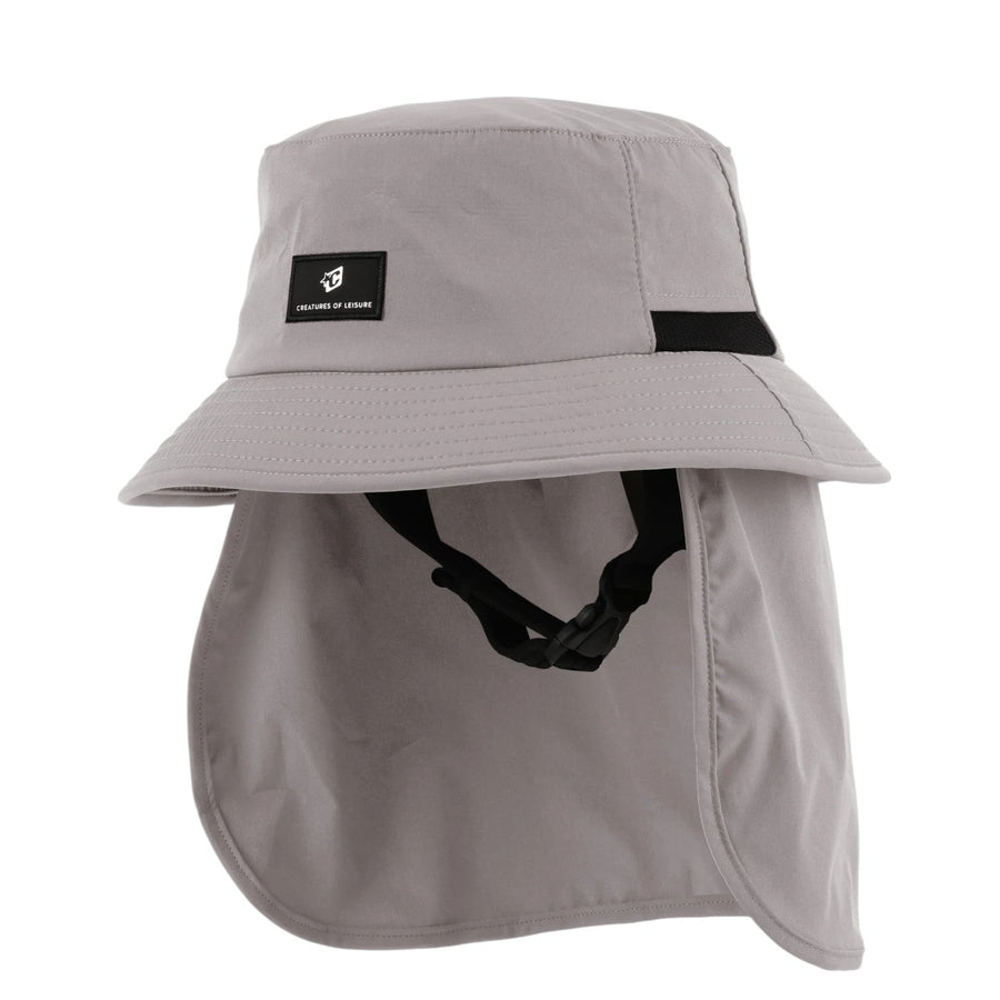 Creatures Reliance Legionnaire surf bucket hat with neck flap