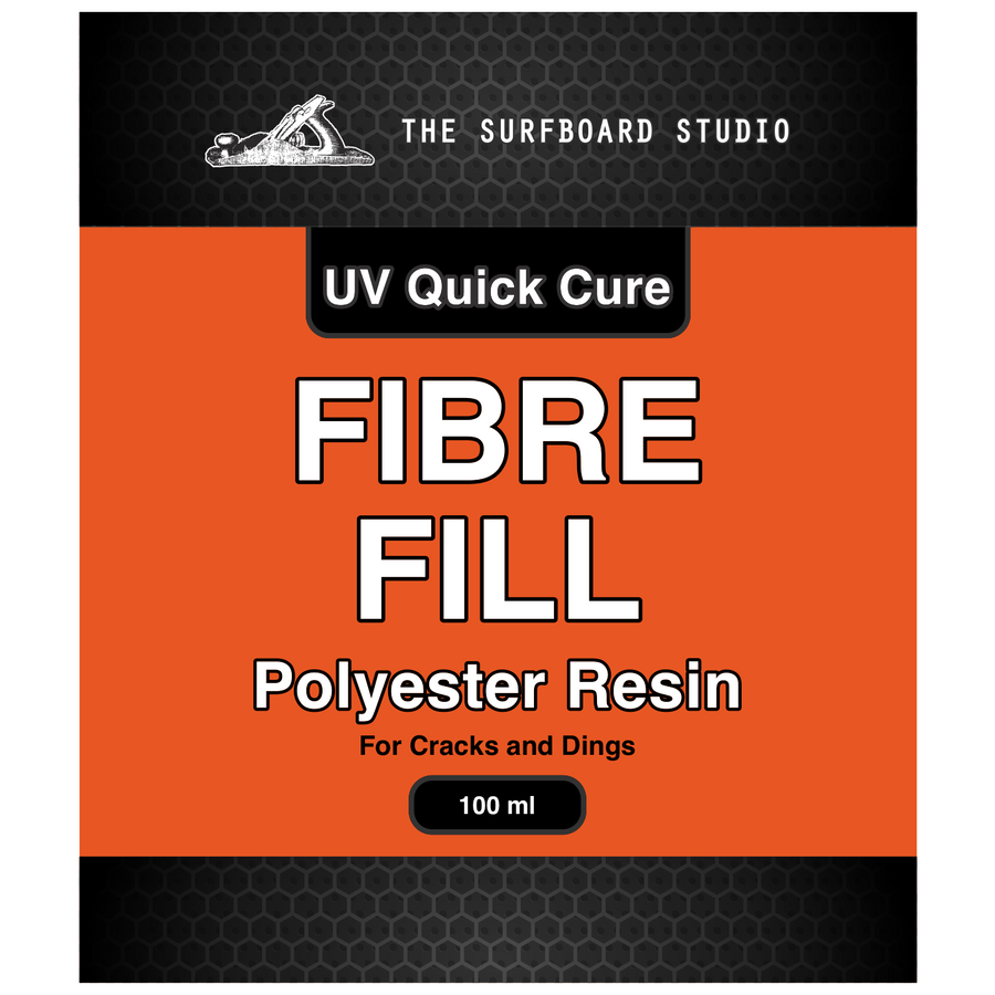 The Surfboard Studio - UV Quick Cure Fibre Fill Polyester Resin - 100 ml