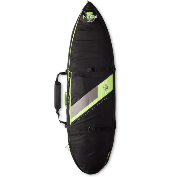 Balin Slimline Triple Surfboard Cover Boardbags Balin 6'6" Black / Green