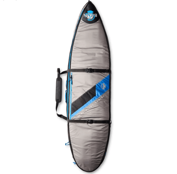 Balin Slimline Triple Surfboard Cover Boardbags Balin 6'6" Grey / Blue