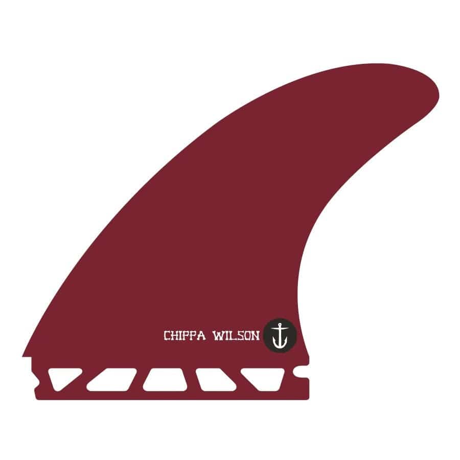 Captain Fin Co. Chippa Wilson New Bones (Single Tab) Surfboard Fins Captain Fin Co. Large (Burgundy)