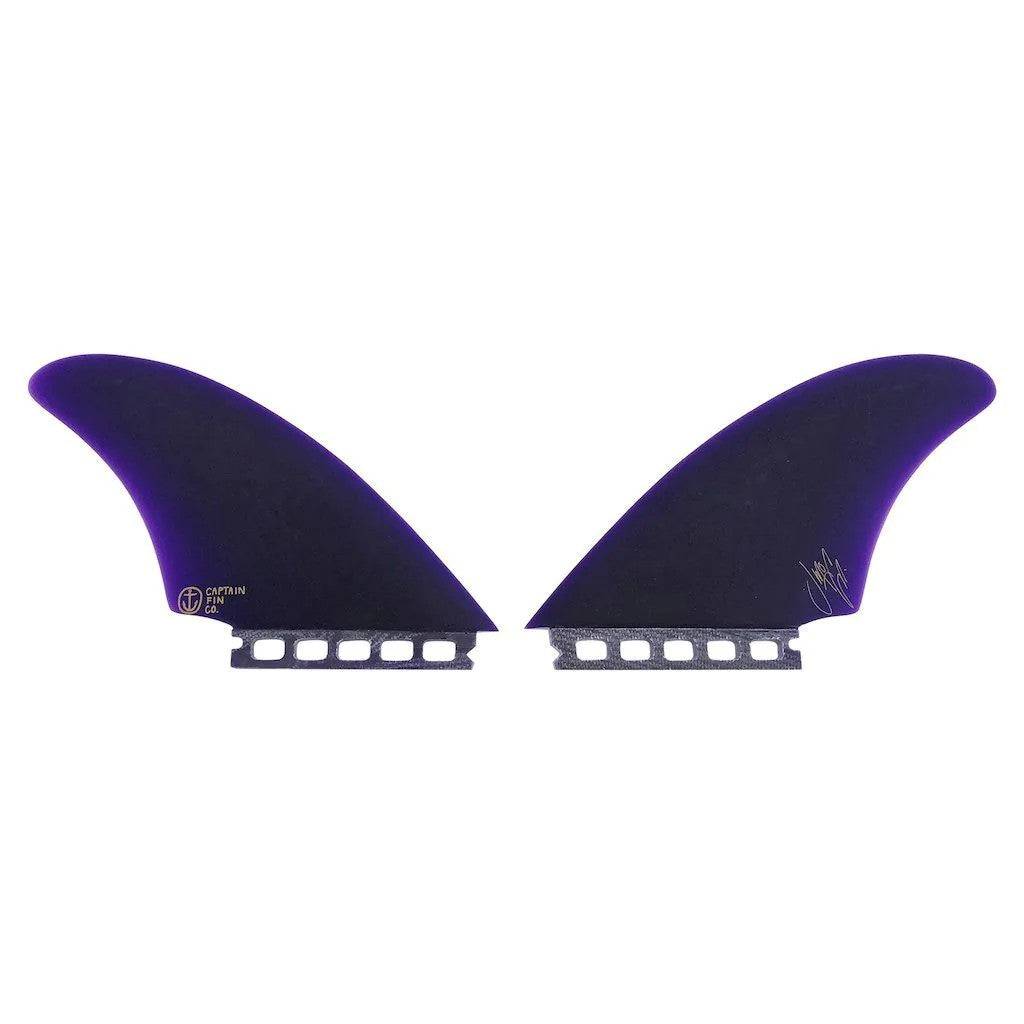 Captain Fin Co. Jeff McCallum Keel Purple Single Tab Surfboard Fins Captain Fin Co.
