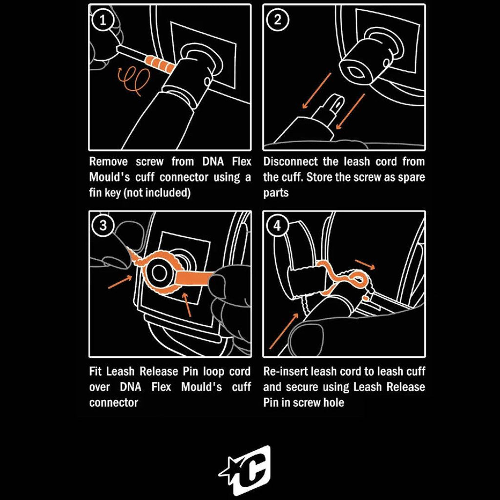 Creatures of Leisure Leash Release Pin Surfboard Legropes Creatures of Leisure