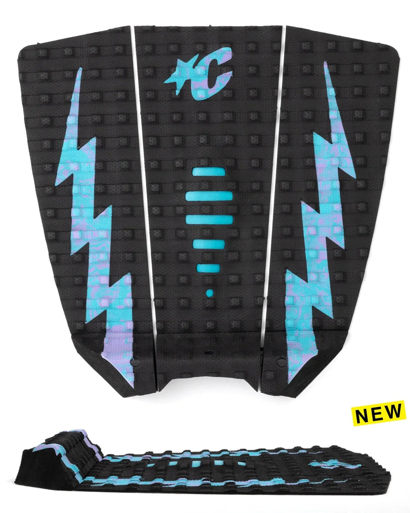 Creatures Of Leisure Mick Eugene Fanning Lite Ecopure Tail Pad Tailpads Creatures of Leisure Black Fluro Blue Lavender Swirl