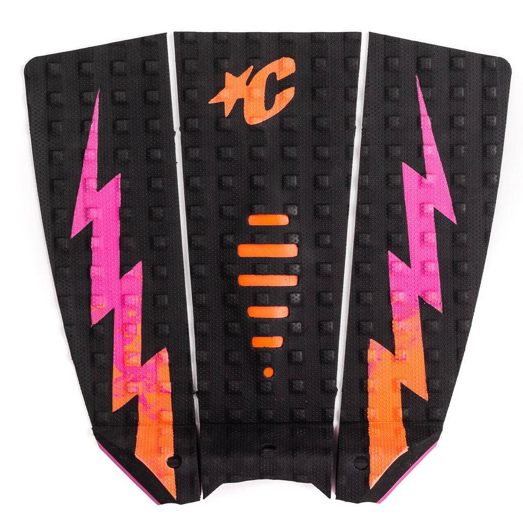 Creatures Of Leisure Mick Eugene Fanning Lite Tail Pad Tailpads Creatures of Leisure Black Fluro Red Fade Pink