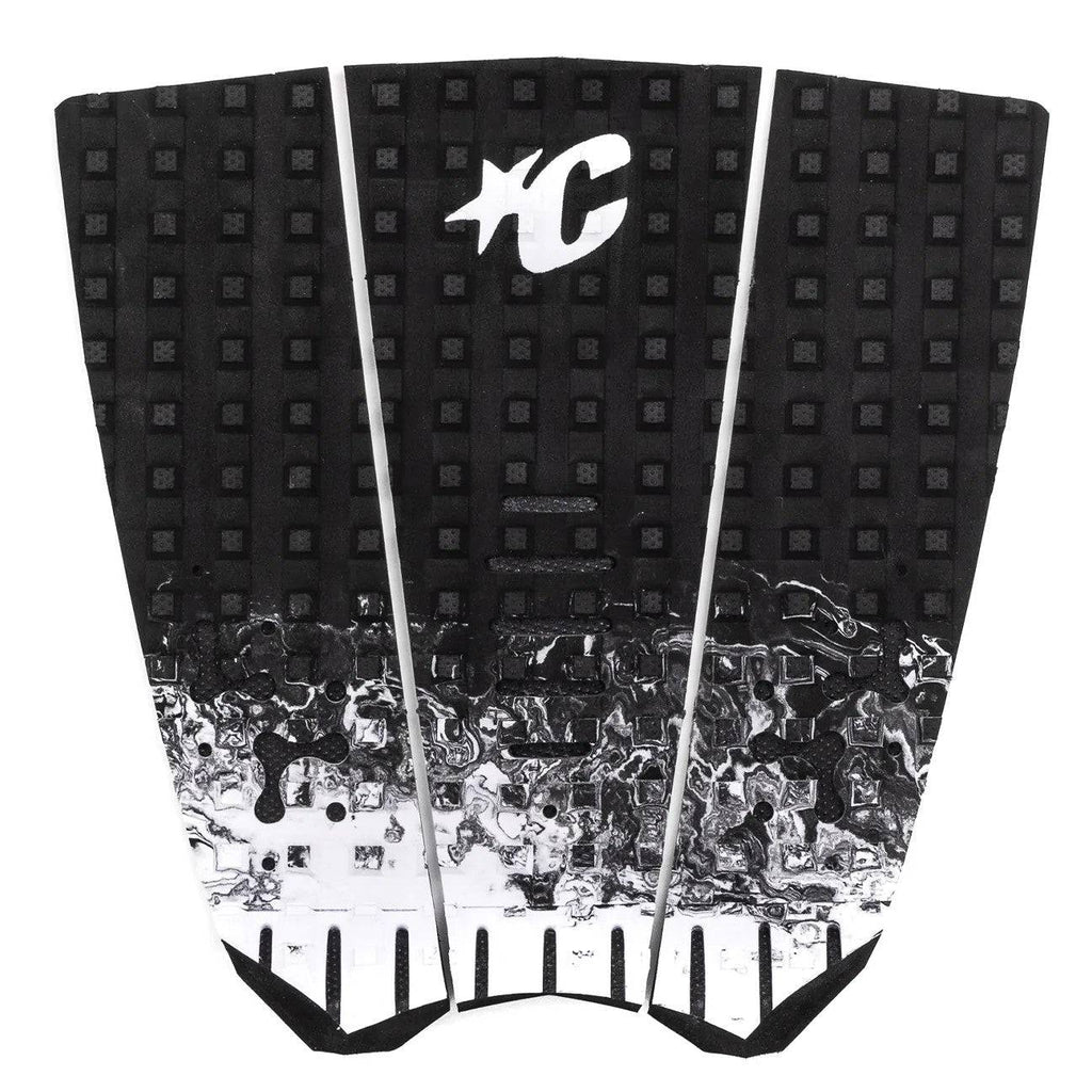 Creatures Of Leisure Mick Fanning Lite-Loc Ecopure Tail Pad Tailpads Creatures of Leisure Black Fade White