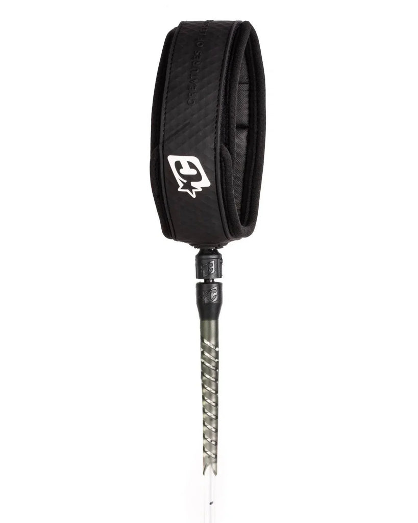 Creatures Of Leisure Reliance Longboard Knee 9 Surfboard Legropes Creatures of Leisure White Speckle Black