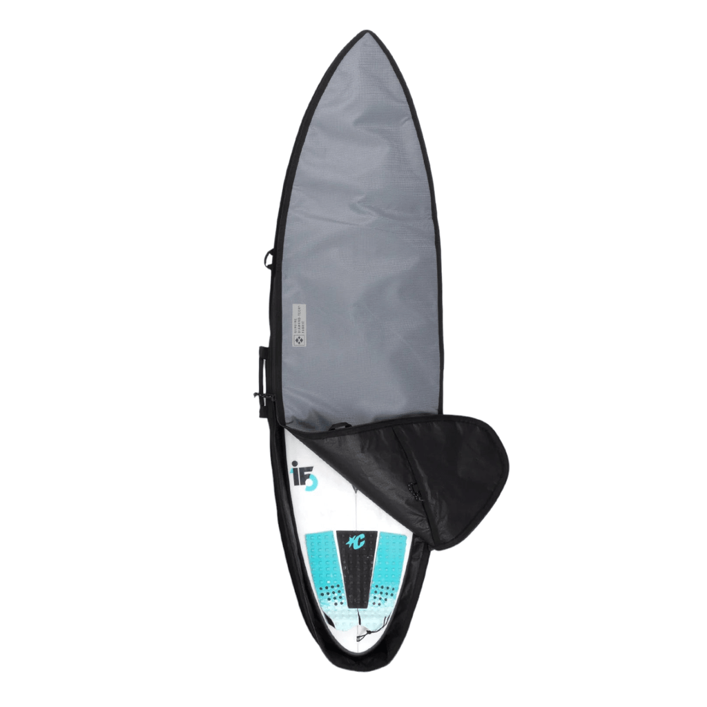Creatures Of Leisure Shortboard Day Use DT2.0 Boardcover Titanium Black Boardbags Creatures of Leisure
