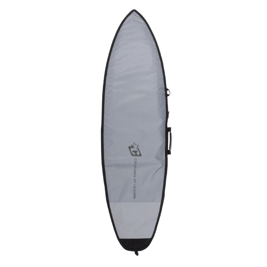 Creatures Of Leisure Shortboard Day Use DT2.0 Boardcover Titanium Black Boardbags Creatures of Leisure