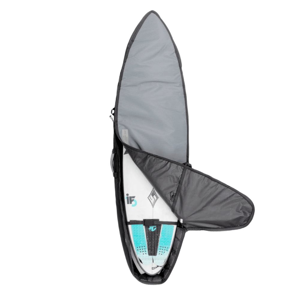 Creatures Of Leisure Shortboard Double DT2.0 Boardcover Titanium Black Boardbags Creatures of Leisure