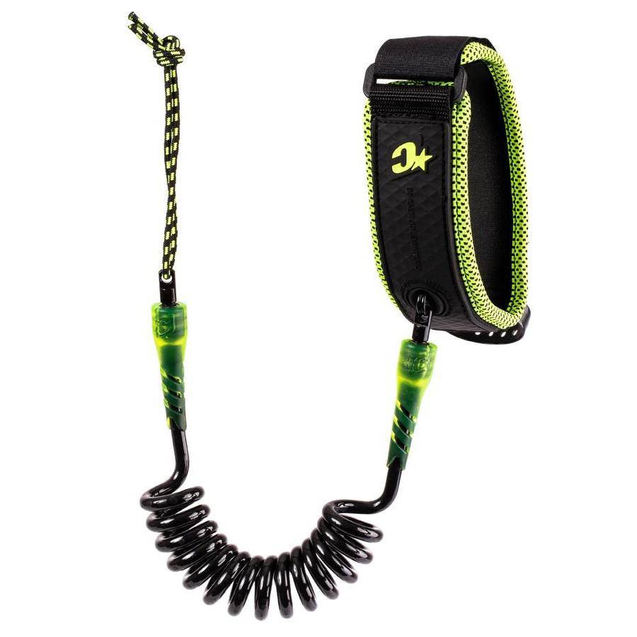 Creatures Reliance Bicep Leash Bodyboards & Accessories Creatures of Leisure L Black Lime