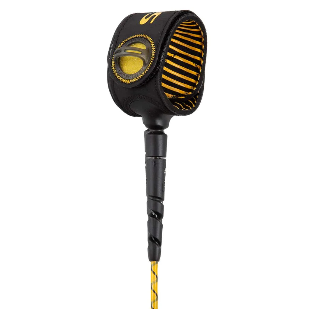 FCS Freedom Helix 6' Comp Leash Surfboard Legropes FCS Mango/Black