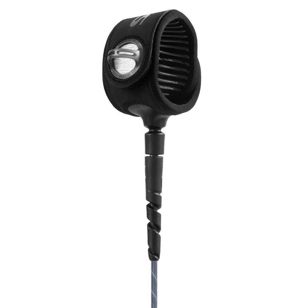 FCS Freedom Helix 6' Comp Leash Surfboard Legropes FCS Smoke/White