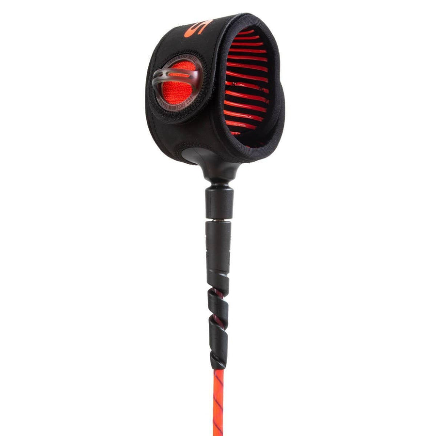 FCS Freedom Helix 7' All Round Leash Surfboard Legropes FCS Red/Black
