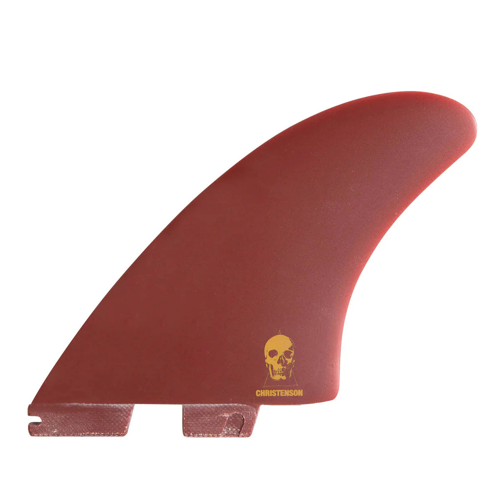 FCS II Christenson Twin PG Medium Blood Red Surfboard Fins FCS