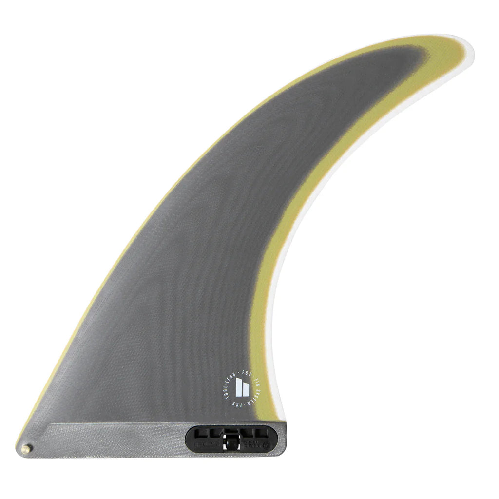 FCS II Clique PG Longboard Fin Surfboard Fins FCS 8" Charcoal
