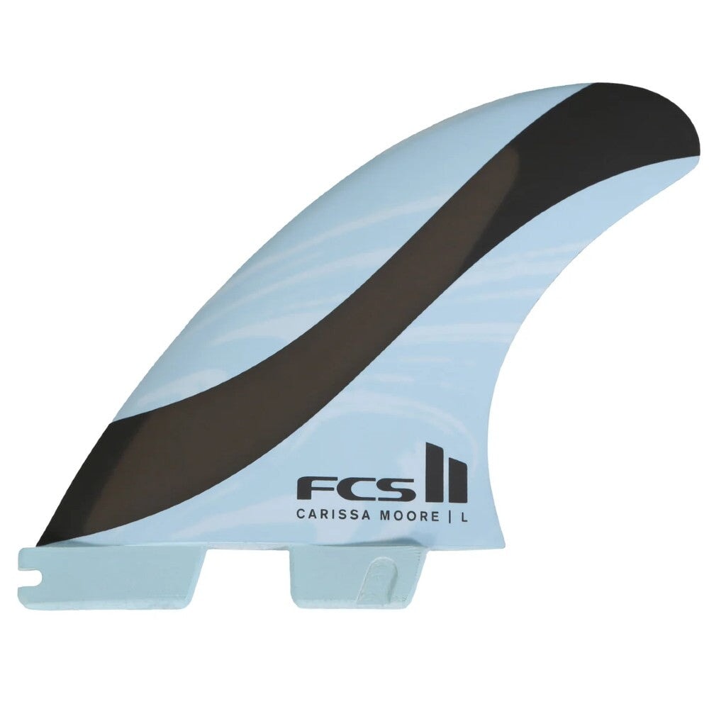 FCS II CM PC Aircore Tri Fins Surfboard Fins FCS II M Blue/Black