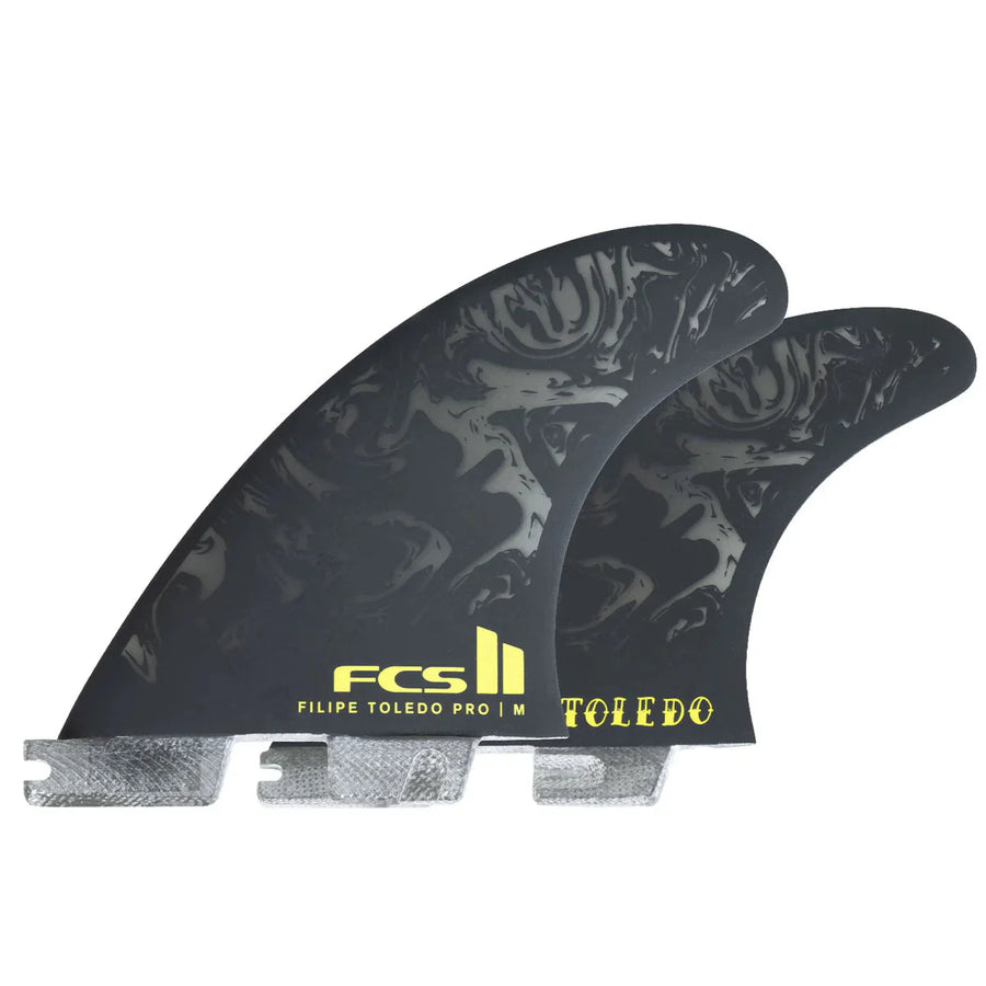FCS II Filipe Toledo PG Pro Tri Fin Set Surfboard Fins FCS