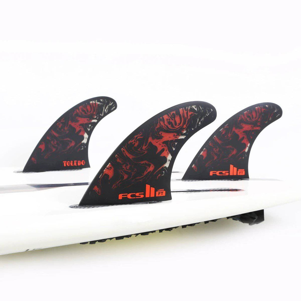 FCS II FT Filipe Toledo PC Tri Fins 2022 Surfboard Fins FCS