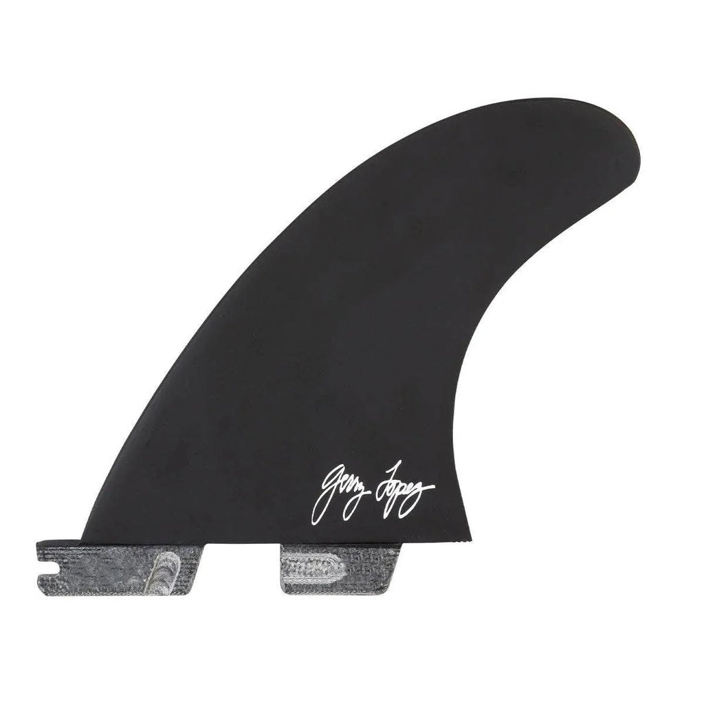 FCS II GL PC Medium Black Tri Fin Set Surfboard Fins FCS