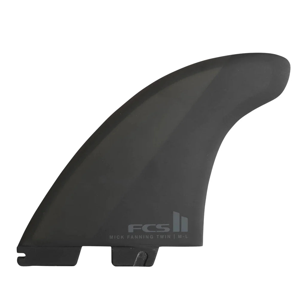 FCS II MF PC Twin+1 XL Fins Surfboard Fins FCS Black