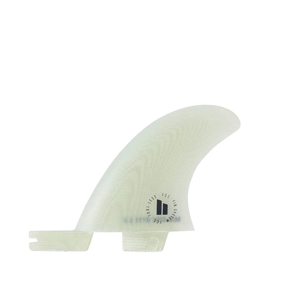 FCS II Mid Side Byte PG 3.6" Clear Fin Set Surfboard Fins FCS