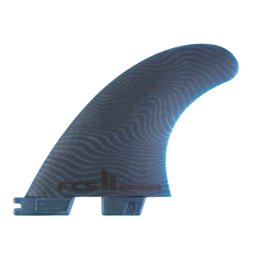FCS II Performer Neo Glass Pacific Quad Rear Fins - Medium Surfboard Fins FCS