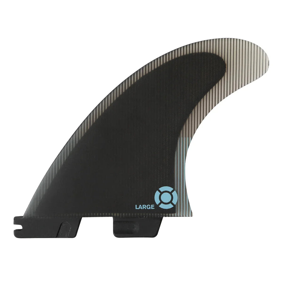 FCS II Performer PC Tranquil Blue Tri Fins Surfboard Fins FCS