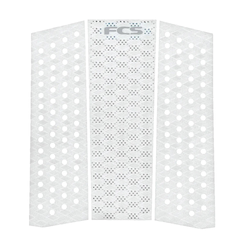 FCS T-3 Mid Eco Traction Pad Tailpads FCS White/Cool Grey