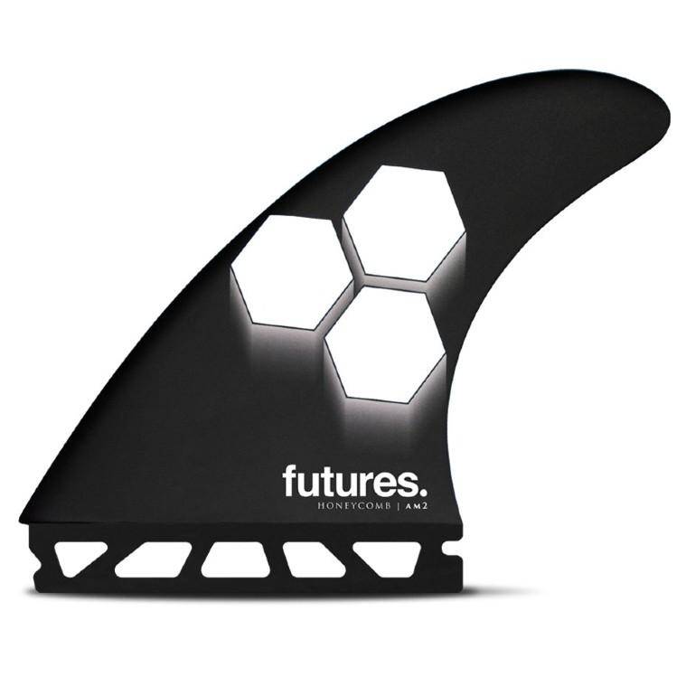 Futures AM2 HC Thruster Set Black/White Surfboard Fins Futures