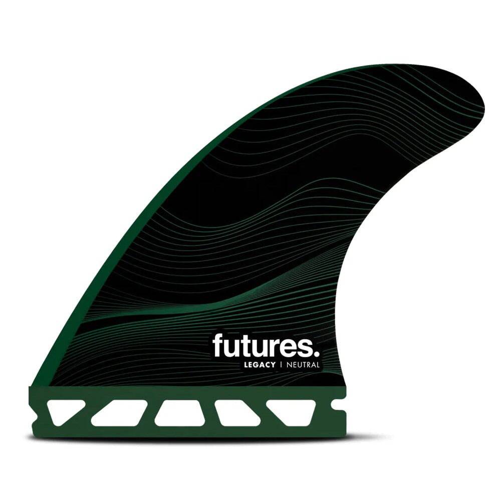 Futures F8 Legacy Series HC Large Green Surfboard Fins Futures