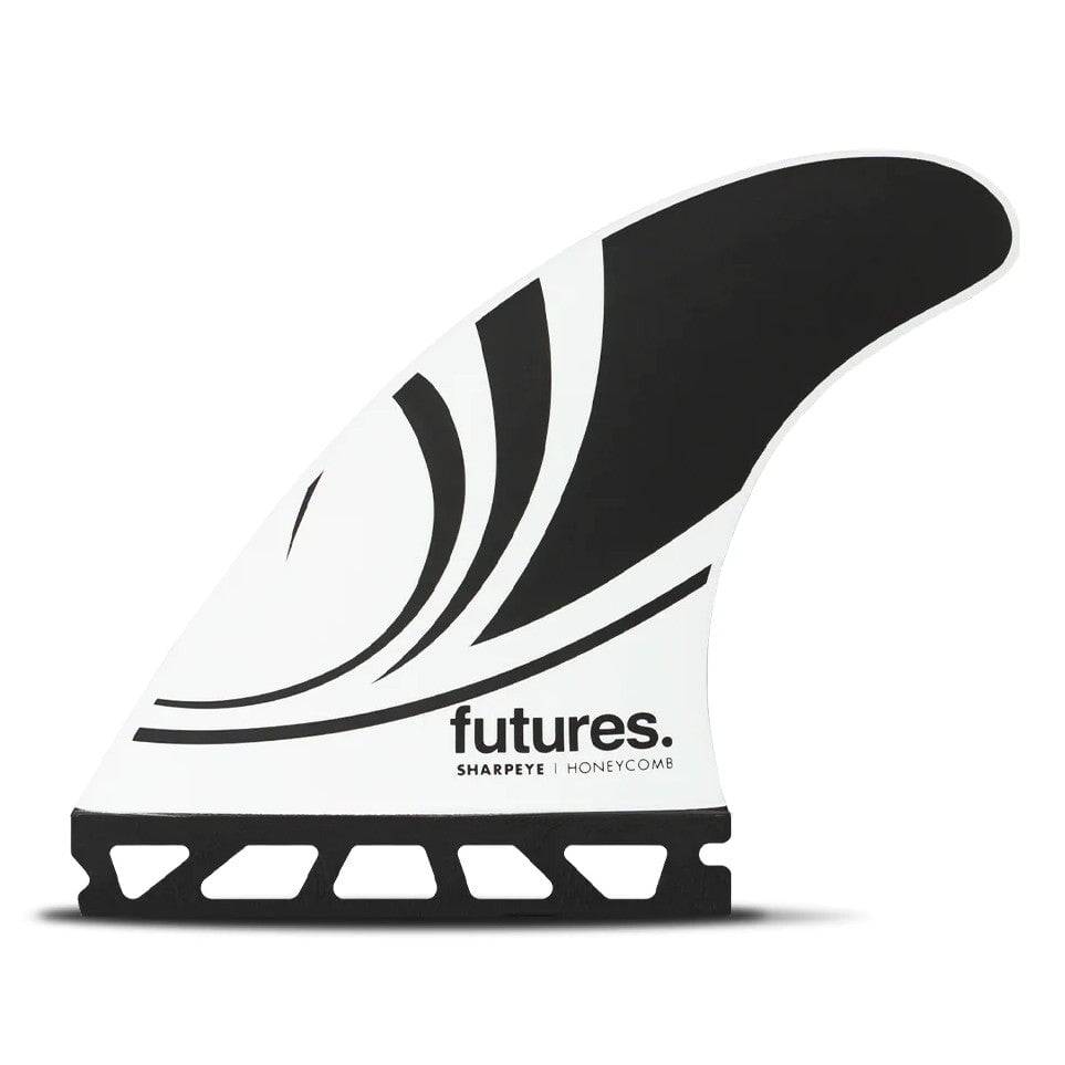 Futures Sharp Eye Medium HC Thruster Black/White Surfboard Fins Futures