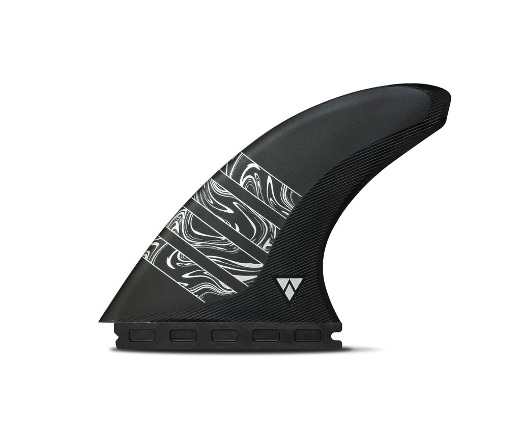 Futures Vector 3/2 Large Alpha Thruster - Carbon/Silver Surfboard Fins Futures