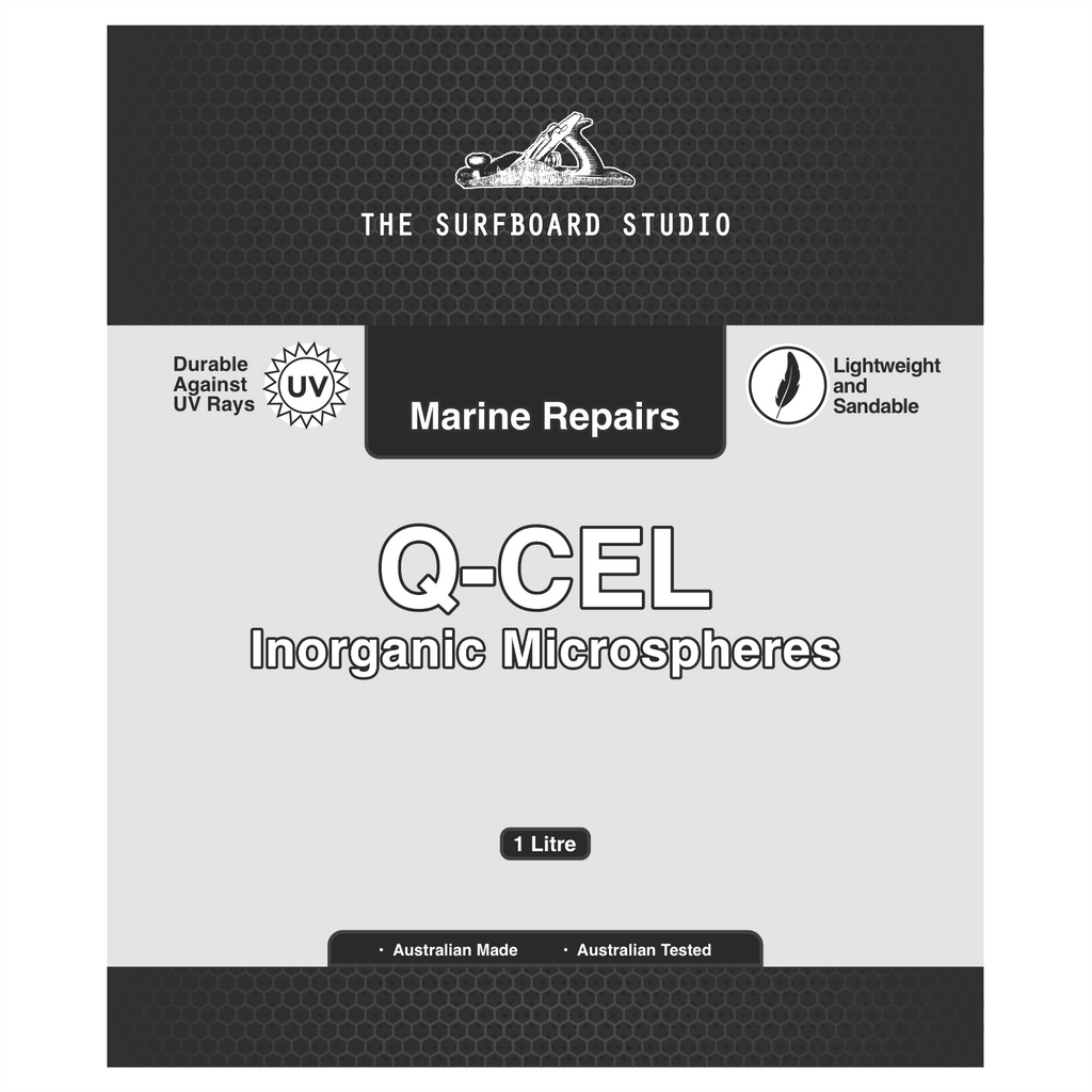 The Surfboard Studio - Q-Cel - Inorganic Microspheres Glassing The Surfboard Studio