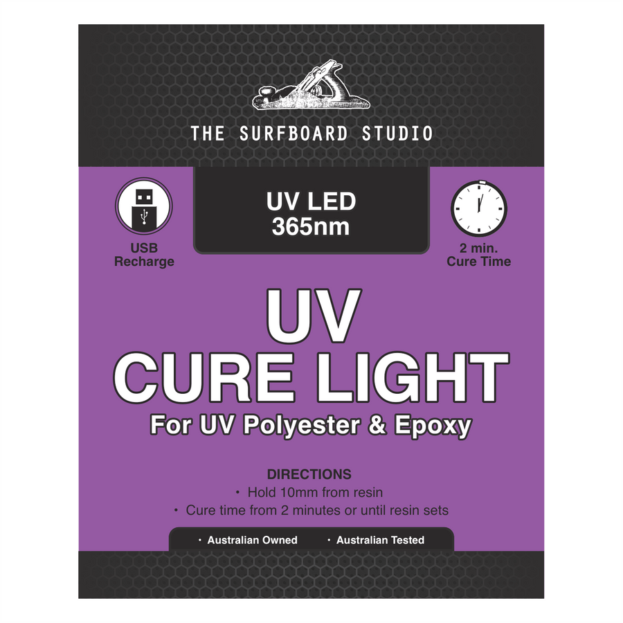 UV Cure Light - For UV Polyester and Epoxy Ding Repairs The Surfboard Studio
