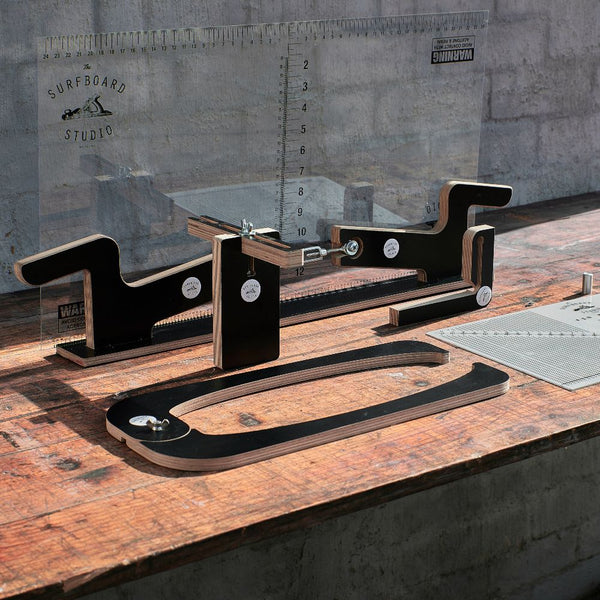 The range of Surfboard Studio rasps for surfboard shaping