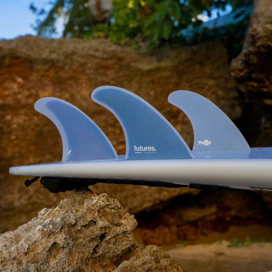 Futures Twiggy Step Up Fibreglass 5-Fin Set Royal Blue