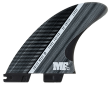 FCS II MF Glass Fibre Fusion Smoke/White Large Tri Fin Set