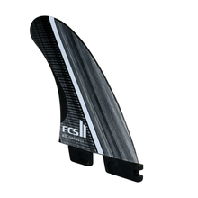 FCS II MF Glass Fibre Fusion Smoke/White Large Tri Fin Set