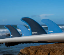 Futures Twiggy Big Wave Fibreglass 5-Fin Set Navy Blue