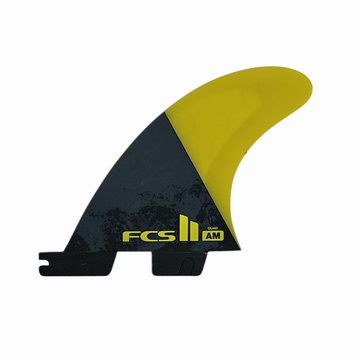 FCS II AM PC Large Yellow Quad Rear Fins