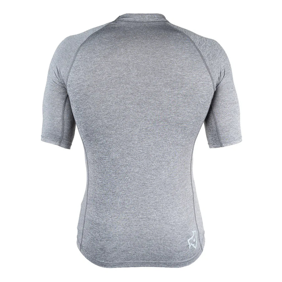 Xcel Premium Stretch S/S Rash Guard - Heather Grey