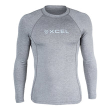 Xcel Premium Stretch L/S Rash Guard UV - Heather Grey