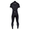 Attica Omega Chest Zip 3/2 Short Sleeve Steamer: Black/White Mens Wetsuits Attica 