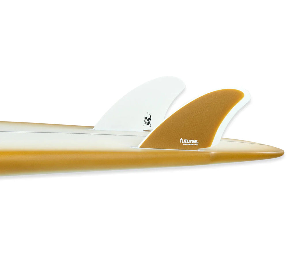 Christenson FG Keel - Brown/White Surfboard Fins Futures 