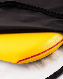 Creatures of Leisure Bodyboard Icon Lite: Black Orange Bodyboards Creatures of Leisure 