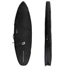 Creatures Shortboard Double DT2.0 two-board surfboard bag in Black Silver
