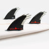 Surfboard Fins - FCS - FCS II Accelerator PC Carbon Medium Black/Red Tri Fins - Melbourne Surfboard Shop - Shipping Australia Wide | Victoria, New South Wales, Queensland, Tasmania, Western Australia, South Australia, Northern Territory.