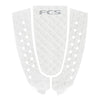 FCS T-3 Pin Eco Traction Tail Pad Tailpads FCS White/Cool Grey 