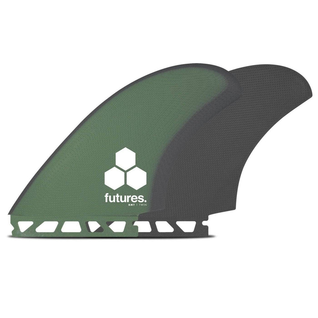 Futures Britt Merrick Twin FG Green/Grey Surfboard Fins Futures 